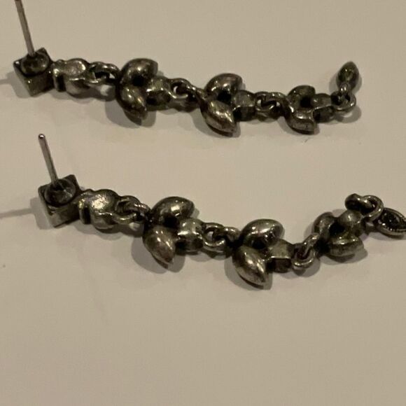 Black dangle earrings - Picture 4 of 4